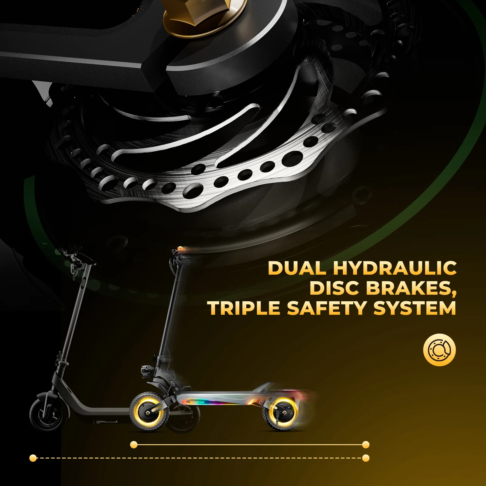 GT4 2400W Dual Motor Off-Road Electric Scooter - Image 13