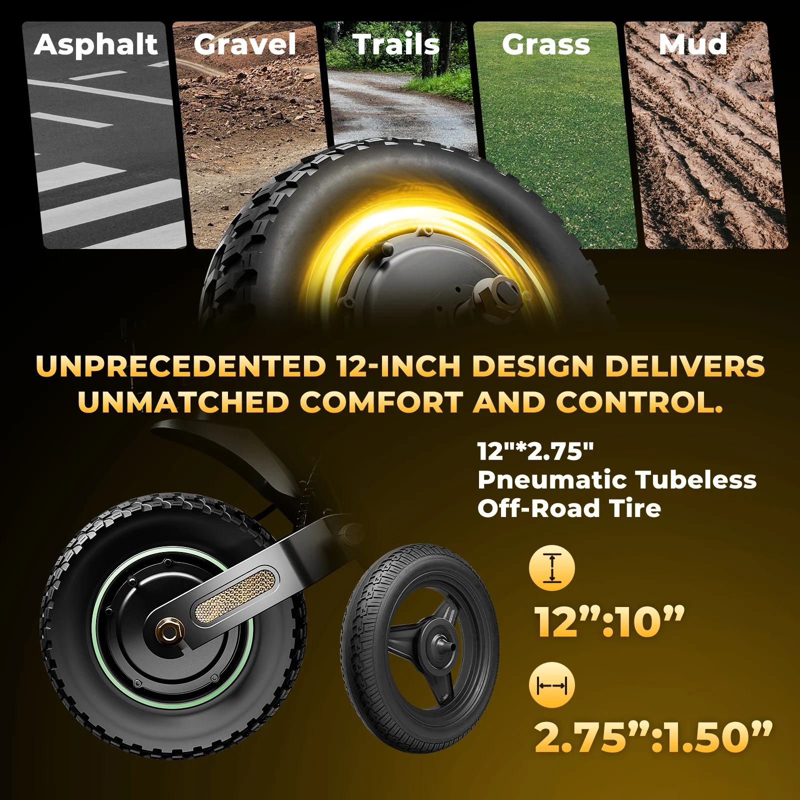 GT4 2400W Dual Motor Off-Road Electric Scooter - Image 14