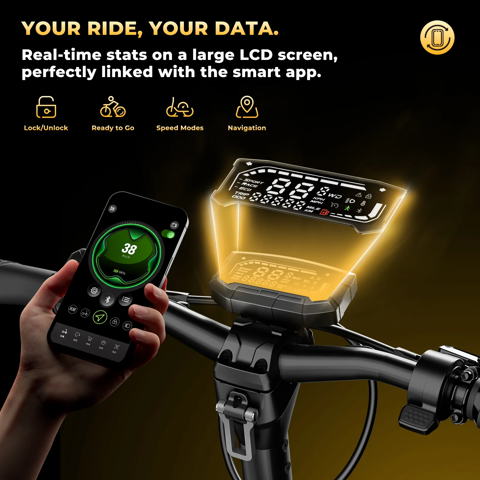 GT4 2400W Dual Motor Off-Road Electric Scooter - Image 16