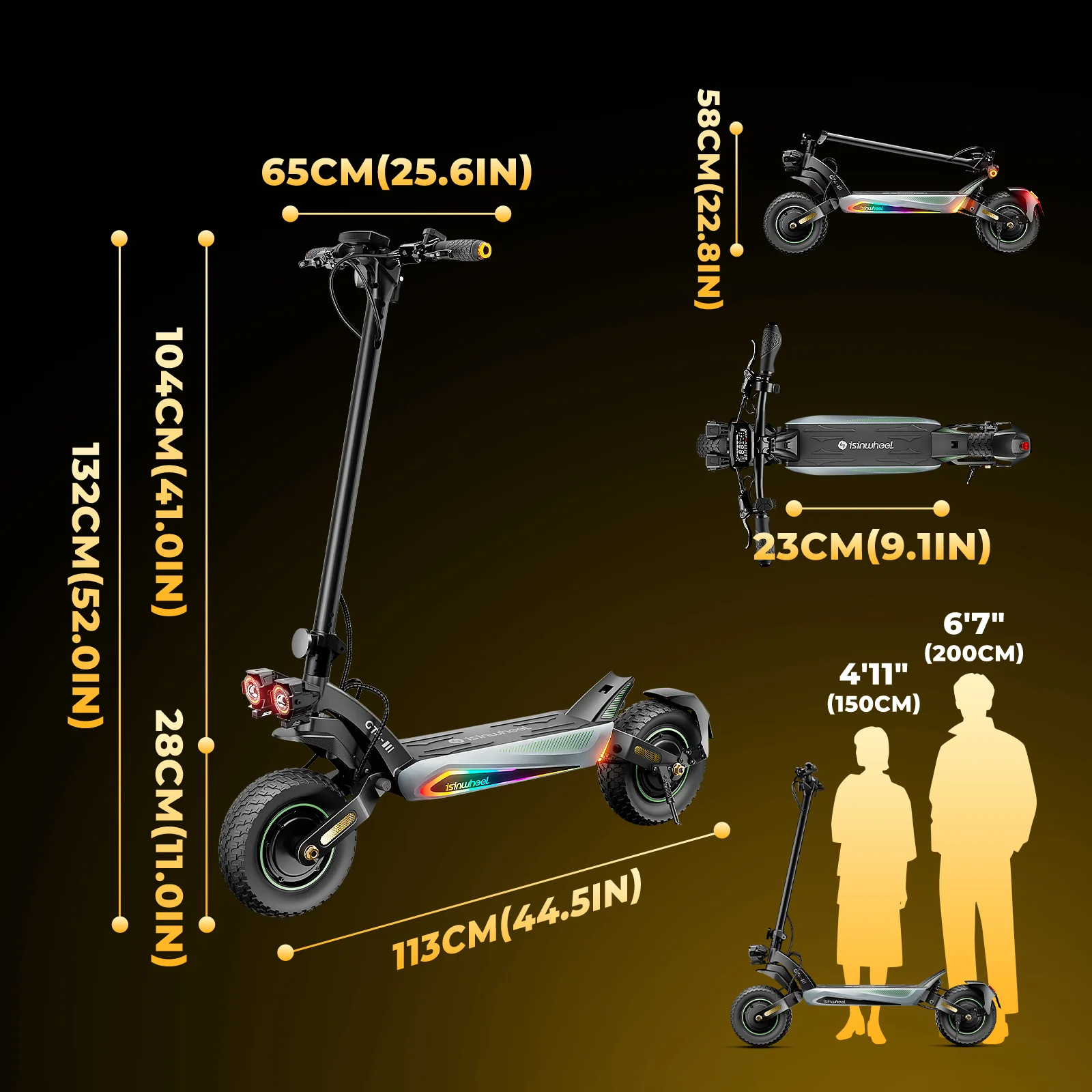 GT4 2400W Dual Motor Off-Road Electric Scooter - Image 18