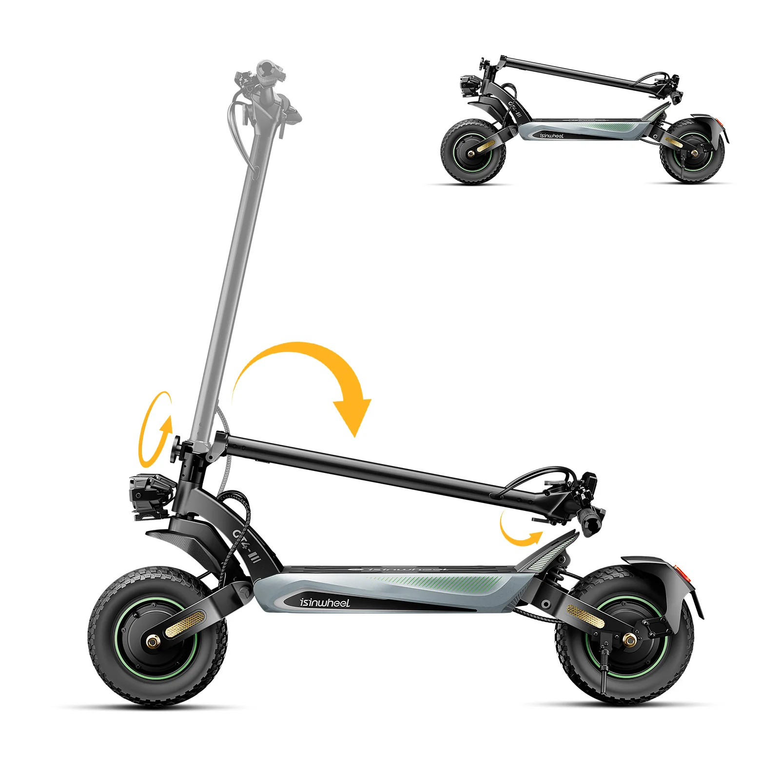 GT4 2400W Dual Motor Off-Road Electric Scooter - Image 3