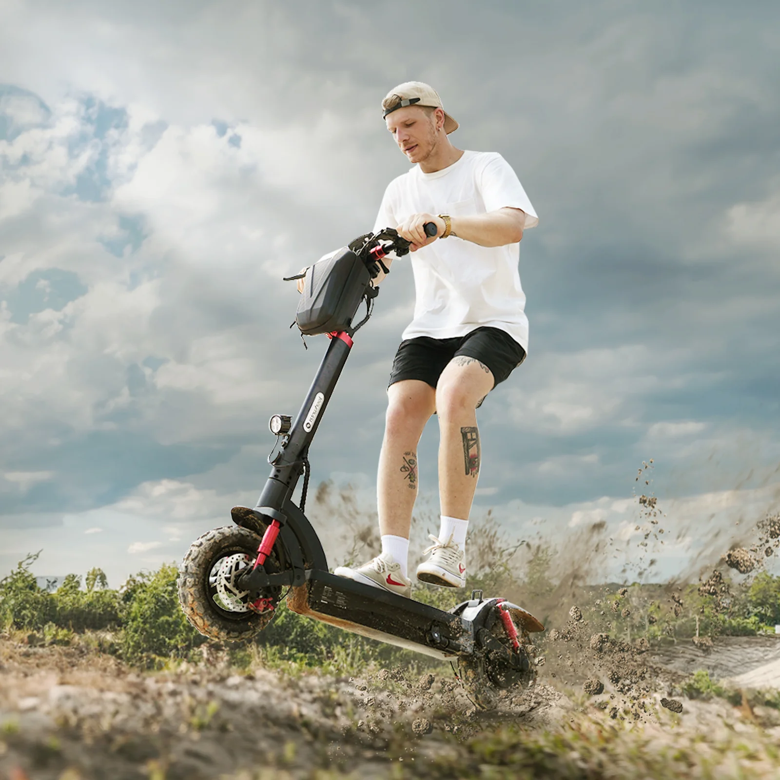 isinwheel GT2 1000W 2025 Upgraded Off Road Electric Scooter - Image 5