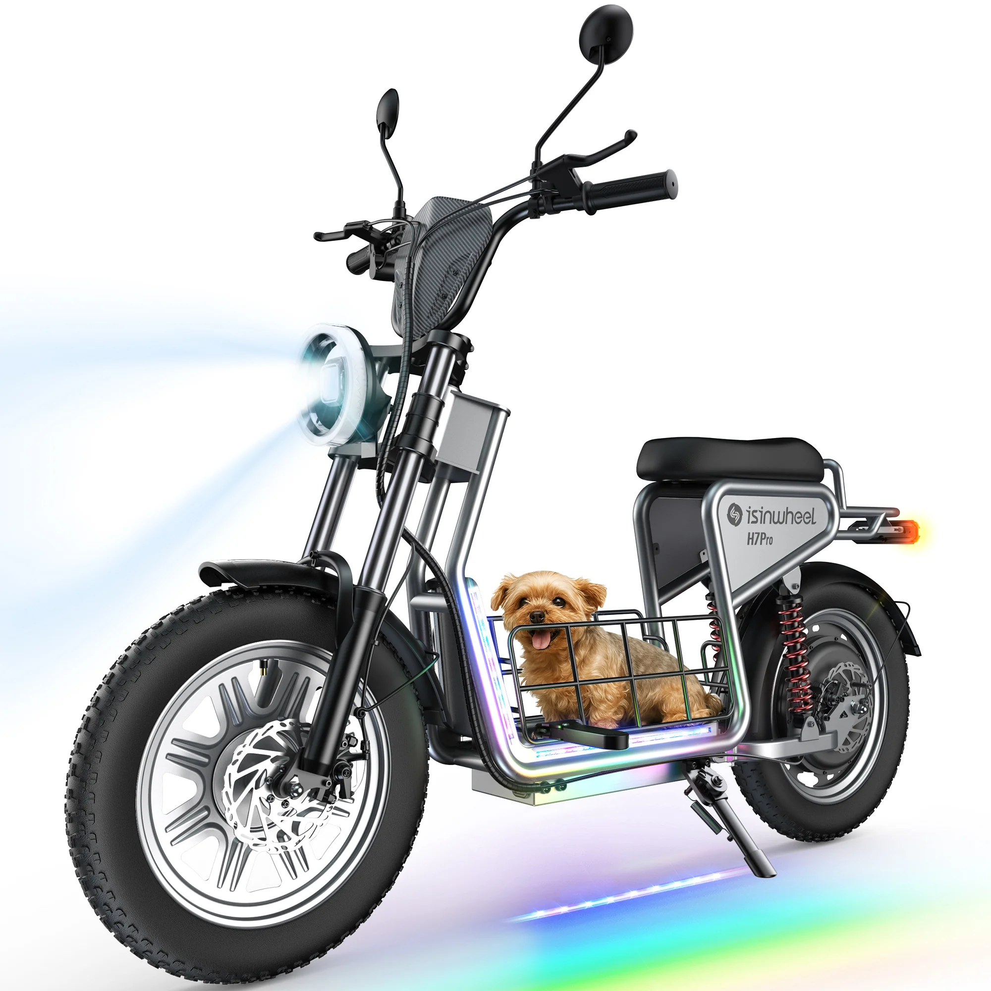 isinwheel H7Pro High-End Commuting Electric Scooter with Seat - Image 12