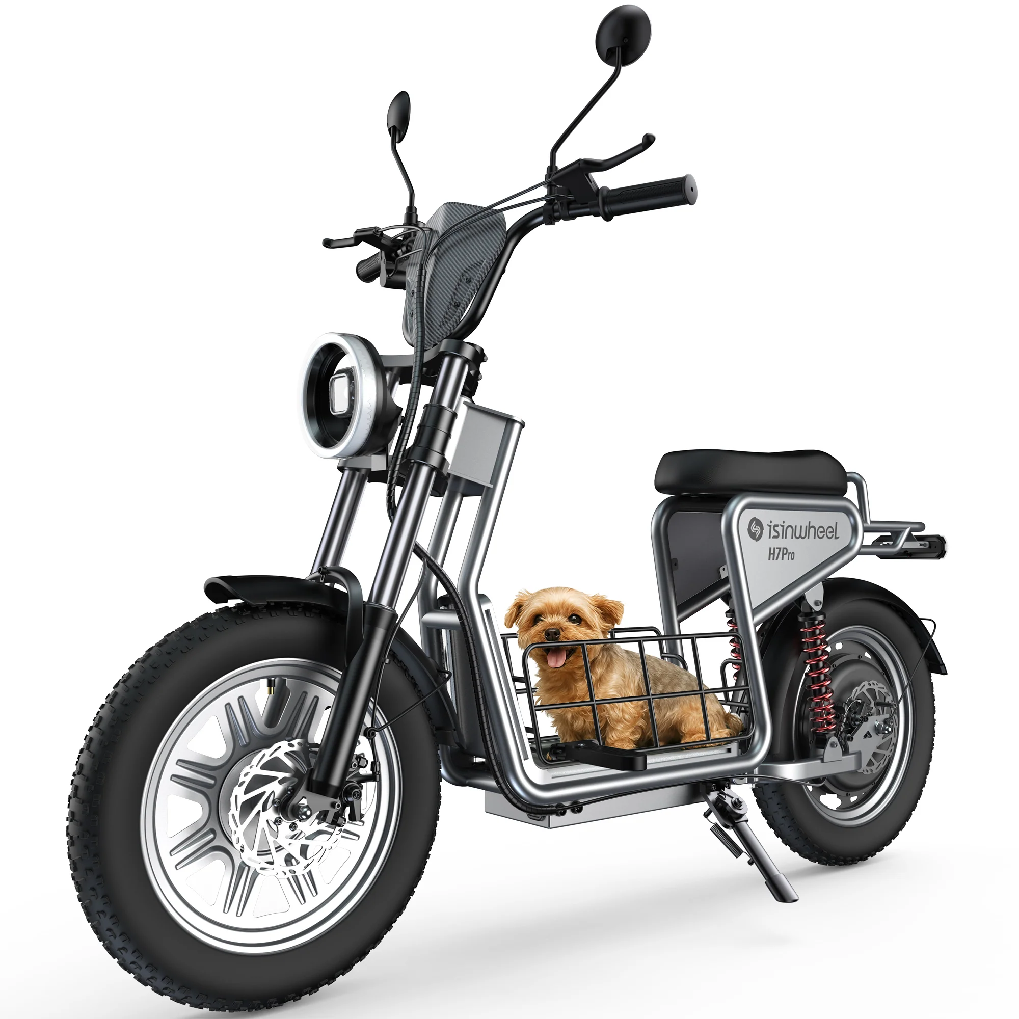 isinwheel H7Pro High-End Commuting Electric Scooter with Seat - Image 13