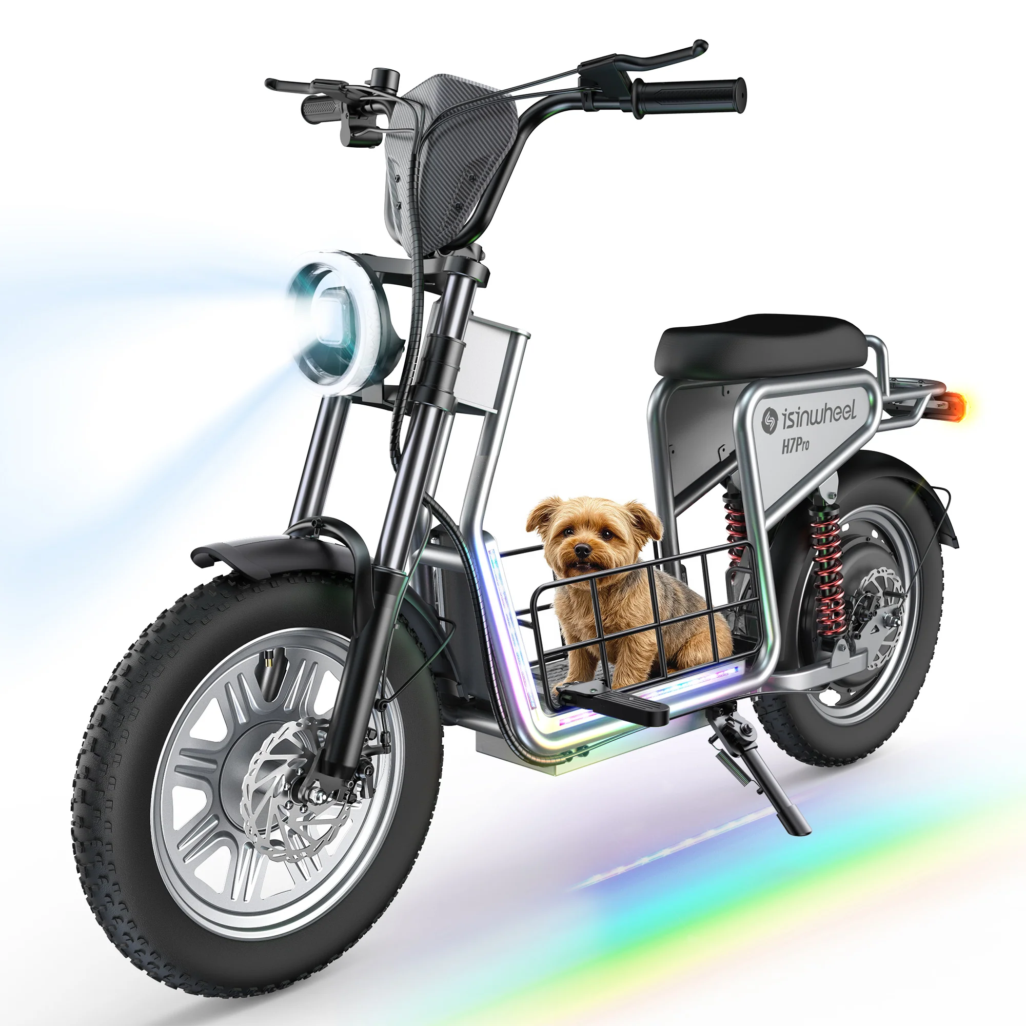 isinwheel H7Pro High-End Commuting Electric Scooter with Seat - Image 3