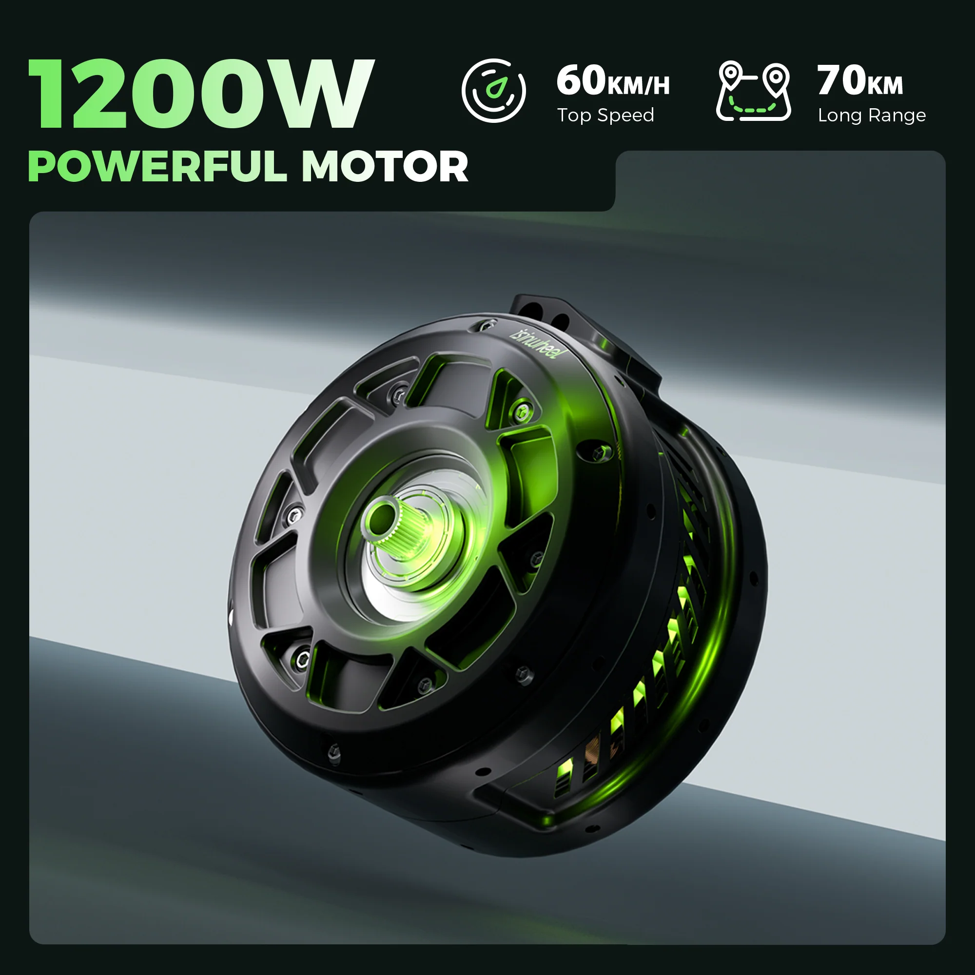 isinwheel H7Pro High-End Commuting Electric Scooter with Seat - Image 4