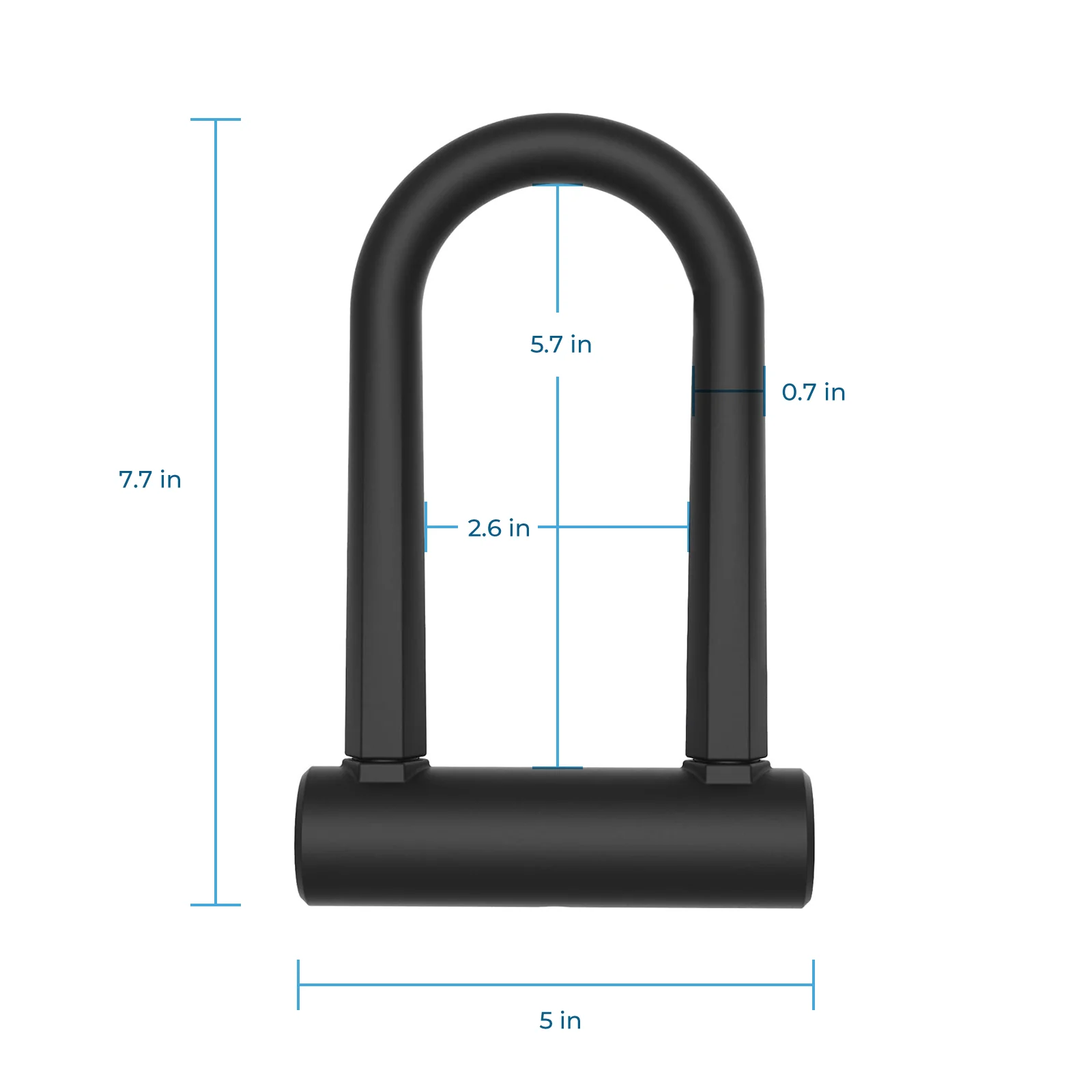 isinwheel Heavy Duty Security U Cable Lock - Image 3