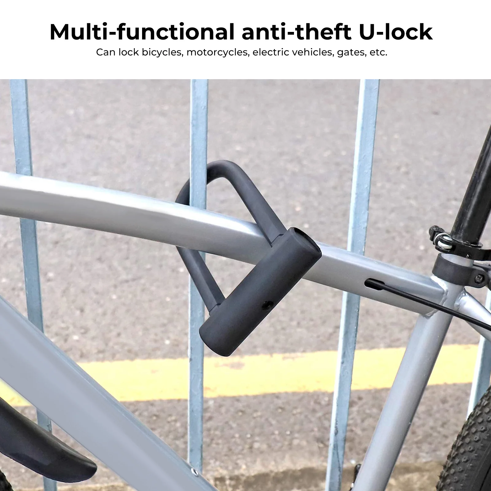 isinwheel Heavy Duty Security U Cable Lock - Image 5