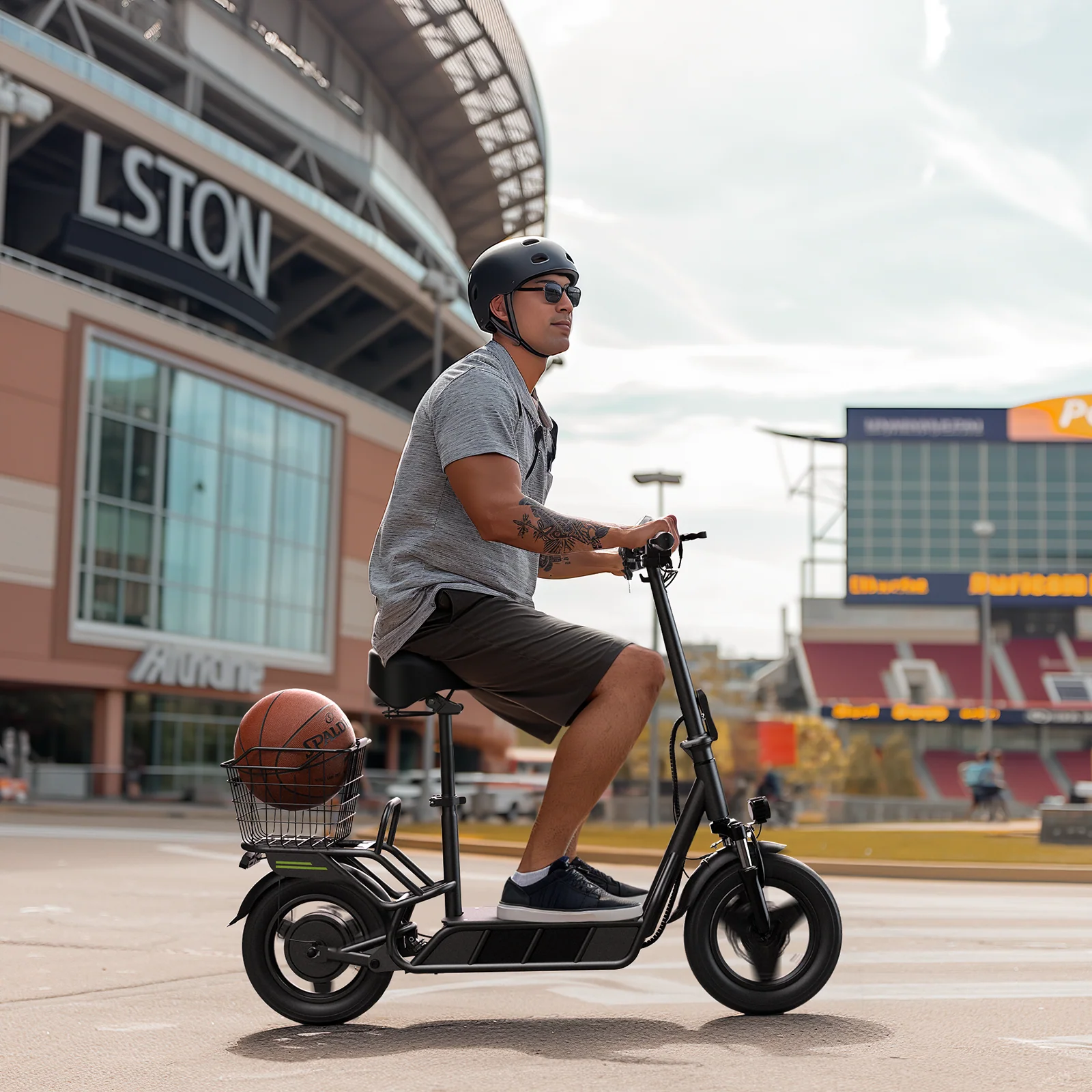 isinwheel Hyper X Electric Scooter with Seat & Basket 700W - Image 18