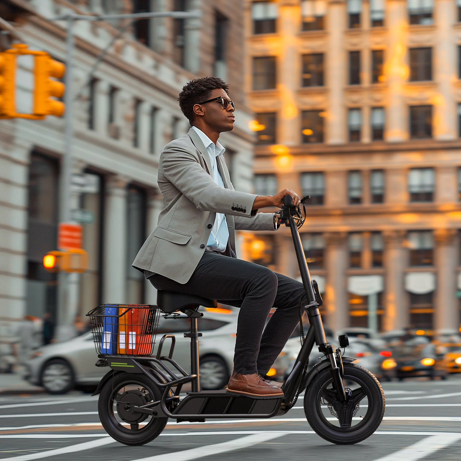 isinwheel Hyper X Electric Scooter with Seat & Basket 700W - Image 19