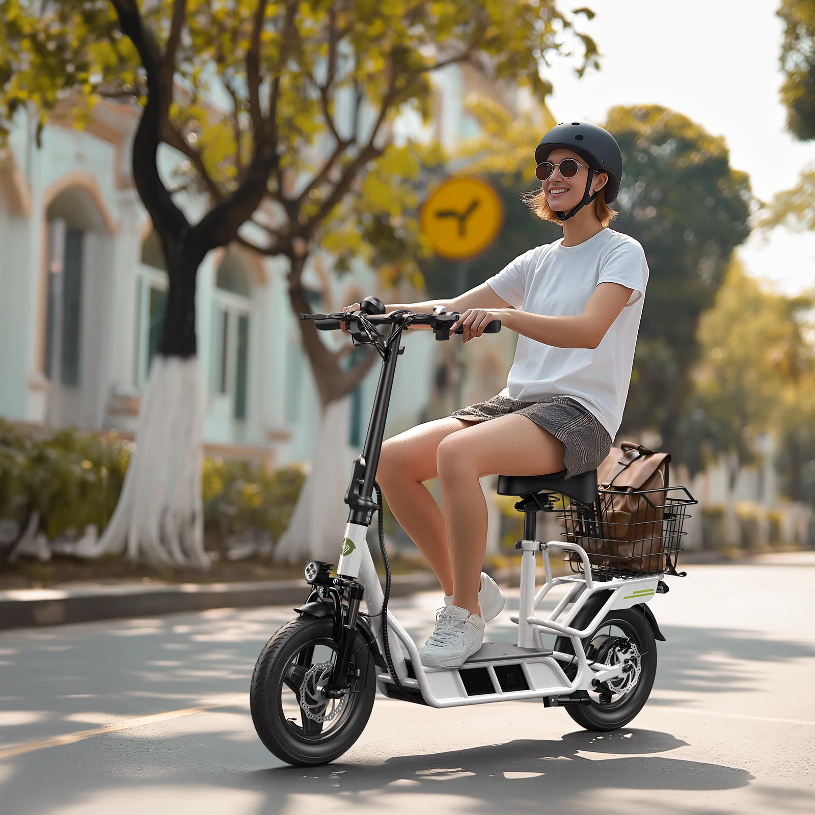 isinwheel Hyper X Electric Scooter with Seat & Basket 700W - Image 20