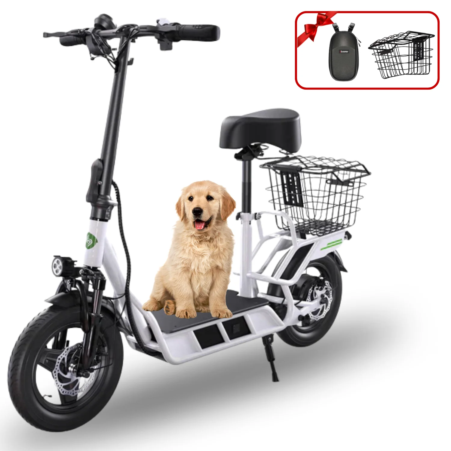 isinwheel Hyper X Electric Scooter with Seat & Basket 700W - Image 29
