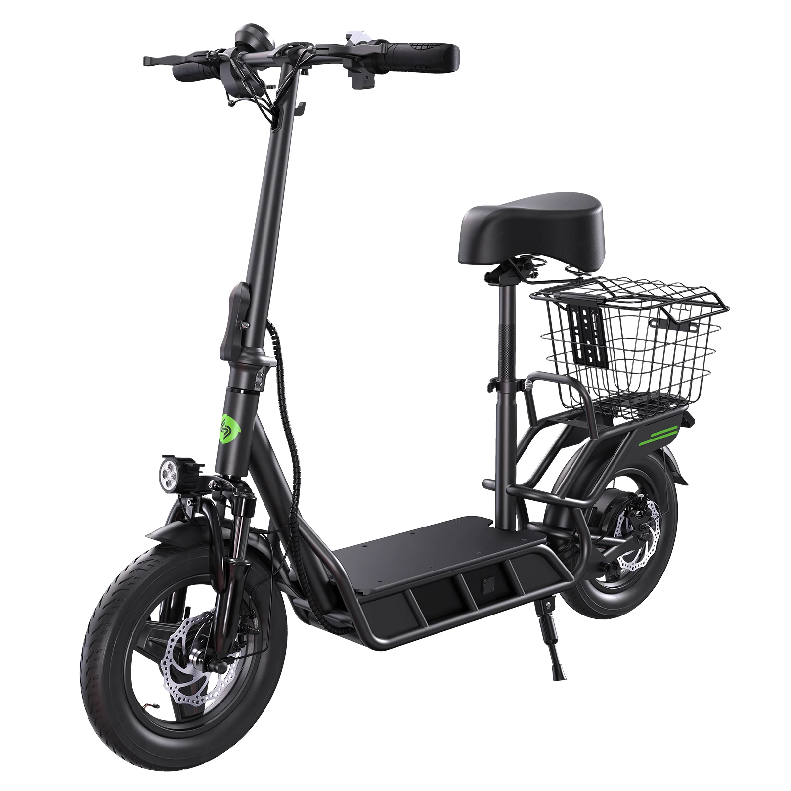 isinwheel Hyper X Electric Scooter with Seat & Basket 700W - Image 3