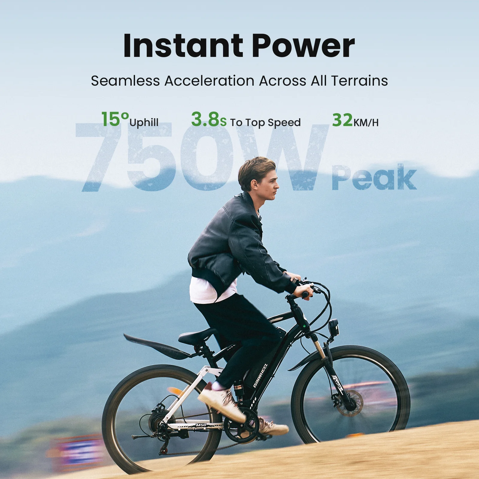 isinwheel M50 Mountain Ebike - Image 5