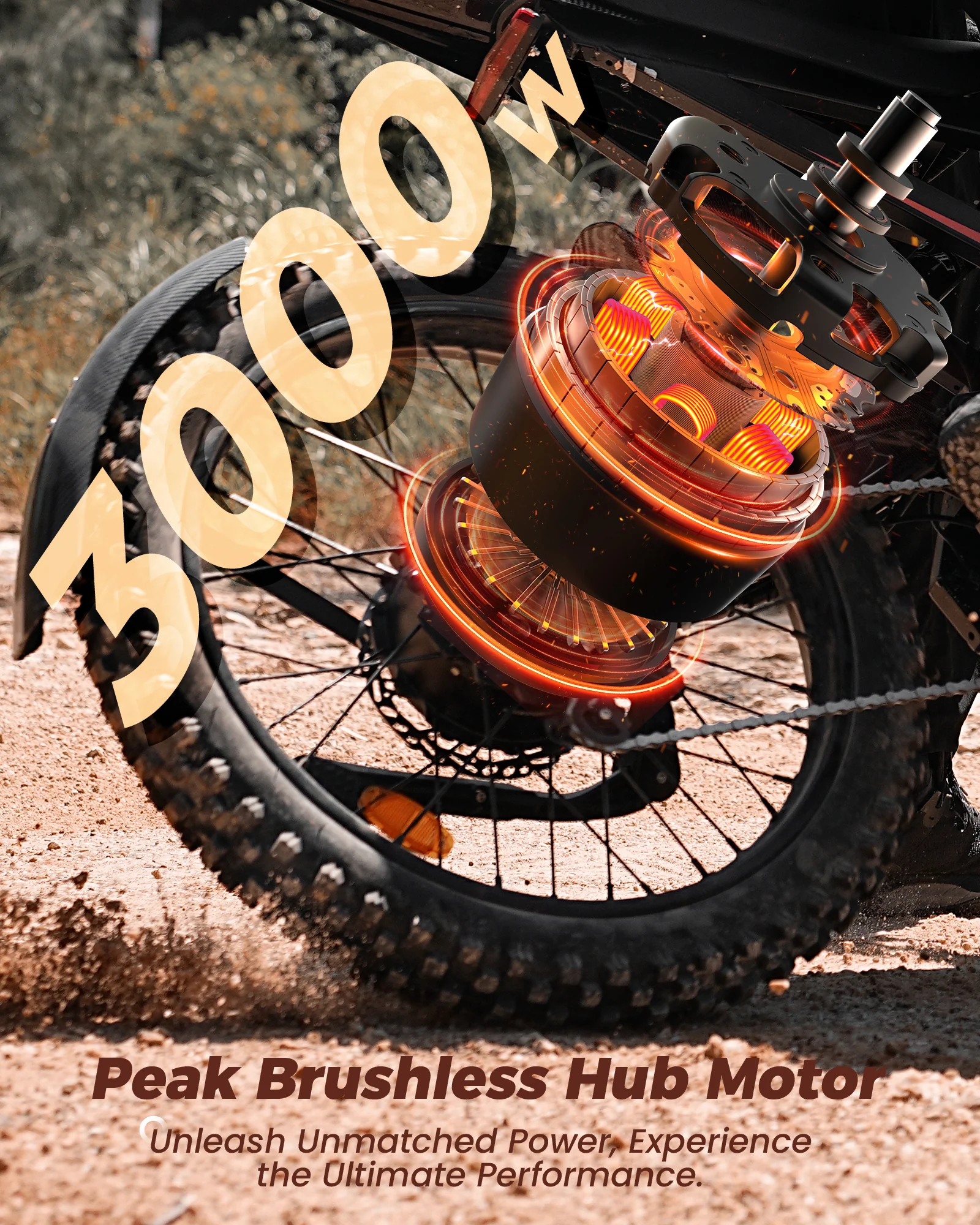isinwheel R8 3000W Electric Dirt Bike - Image 5