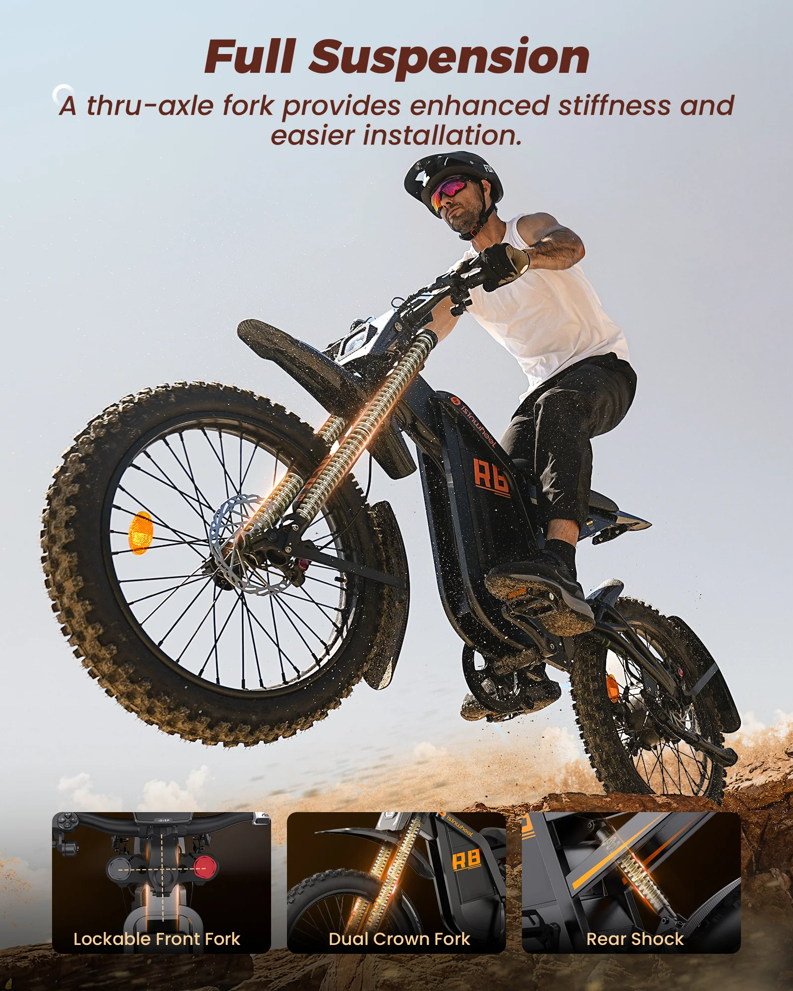 isinwheel R8 3000W Electric Dirt Bike - Image 9
