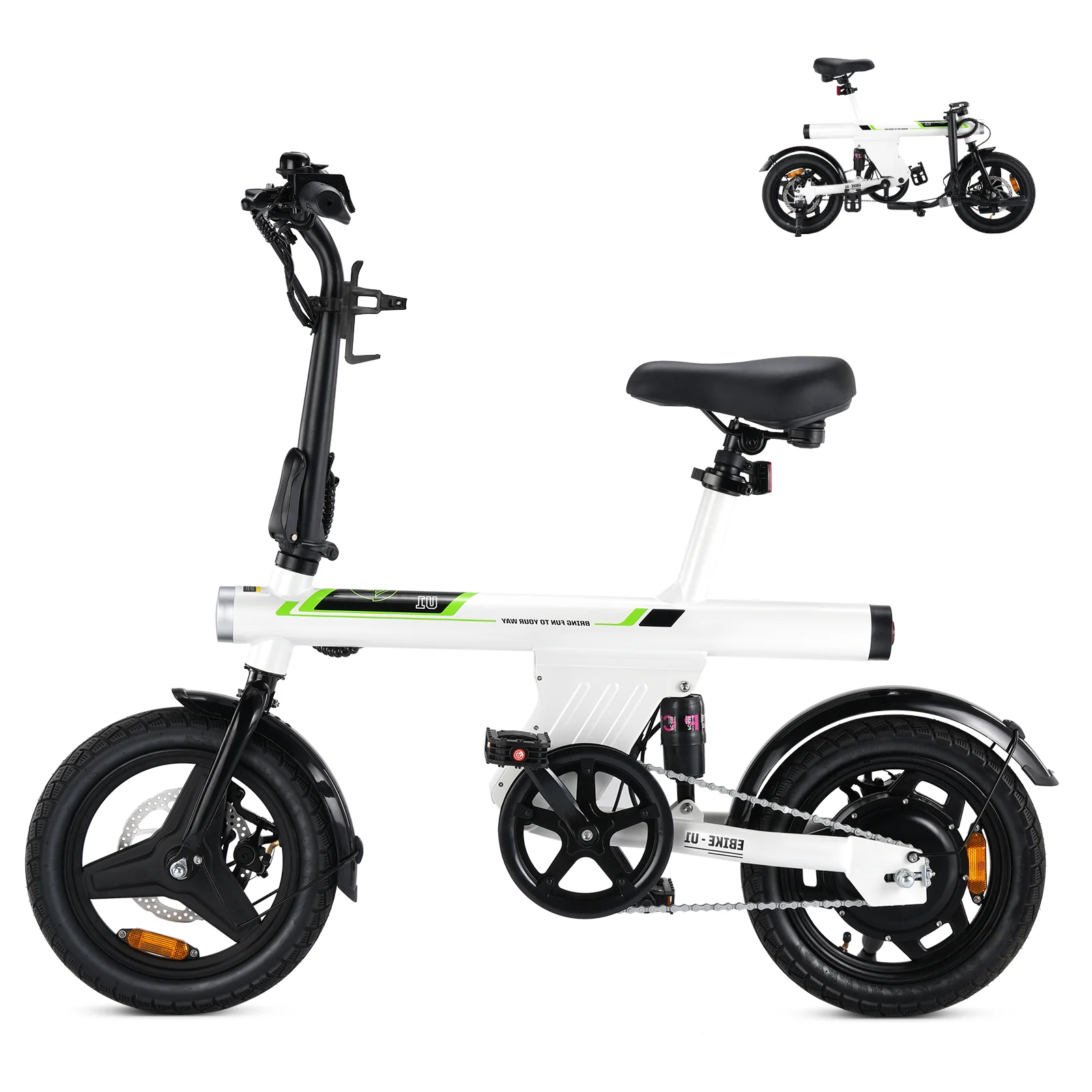 isinwheel U1 500W Electric Bike - Image 3
