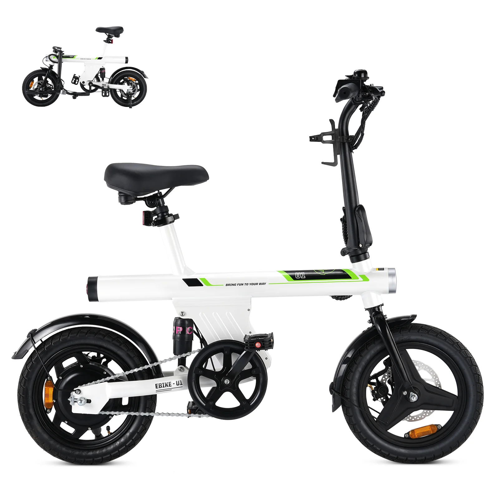 isinwheel U1 500W Electric Bike - Image 4