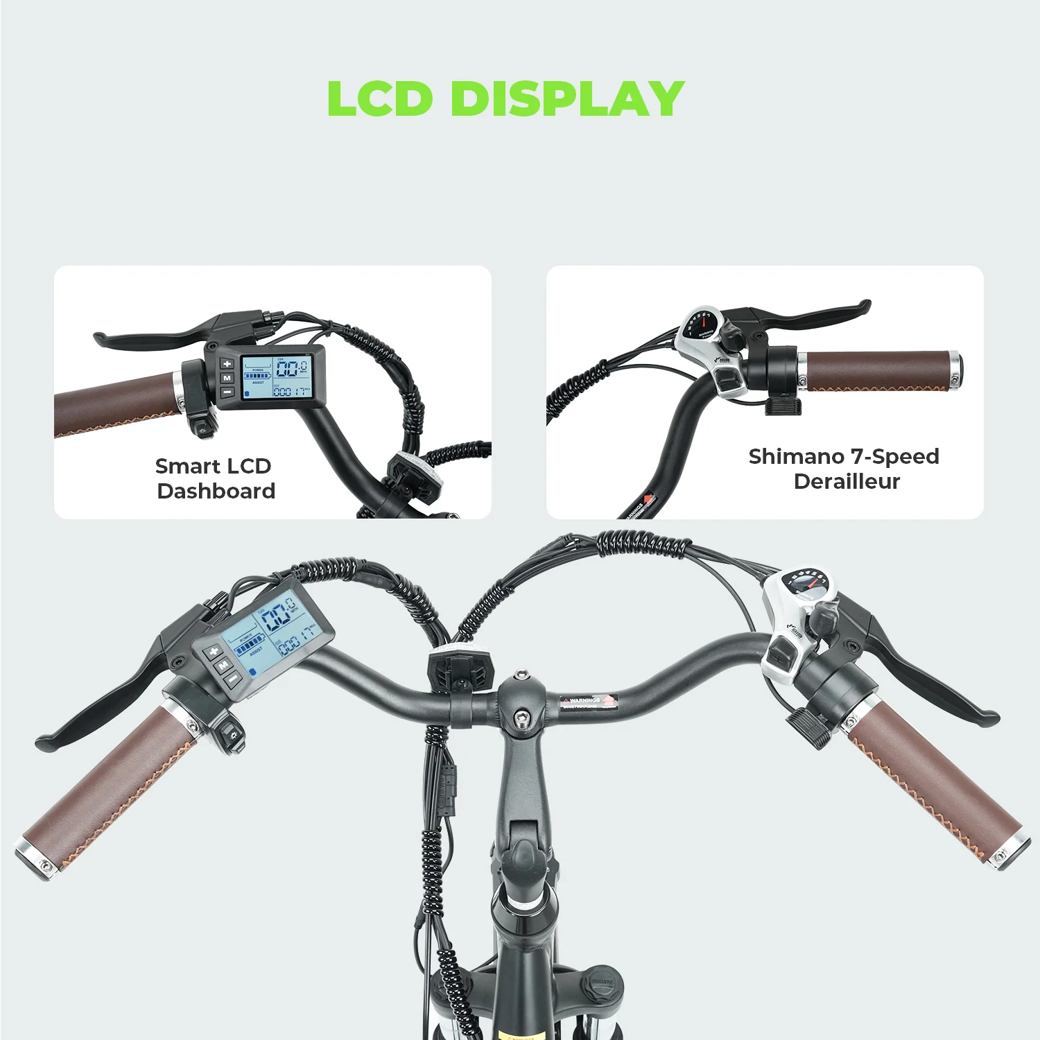 isinwheel U2 500W Electric Cruiser Bike - Image 7