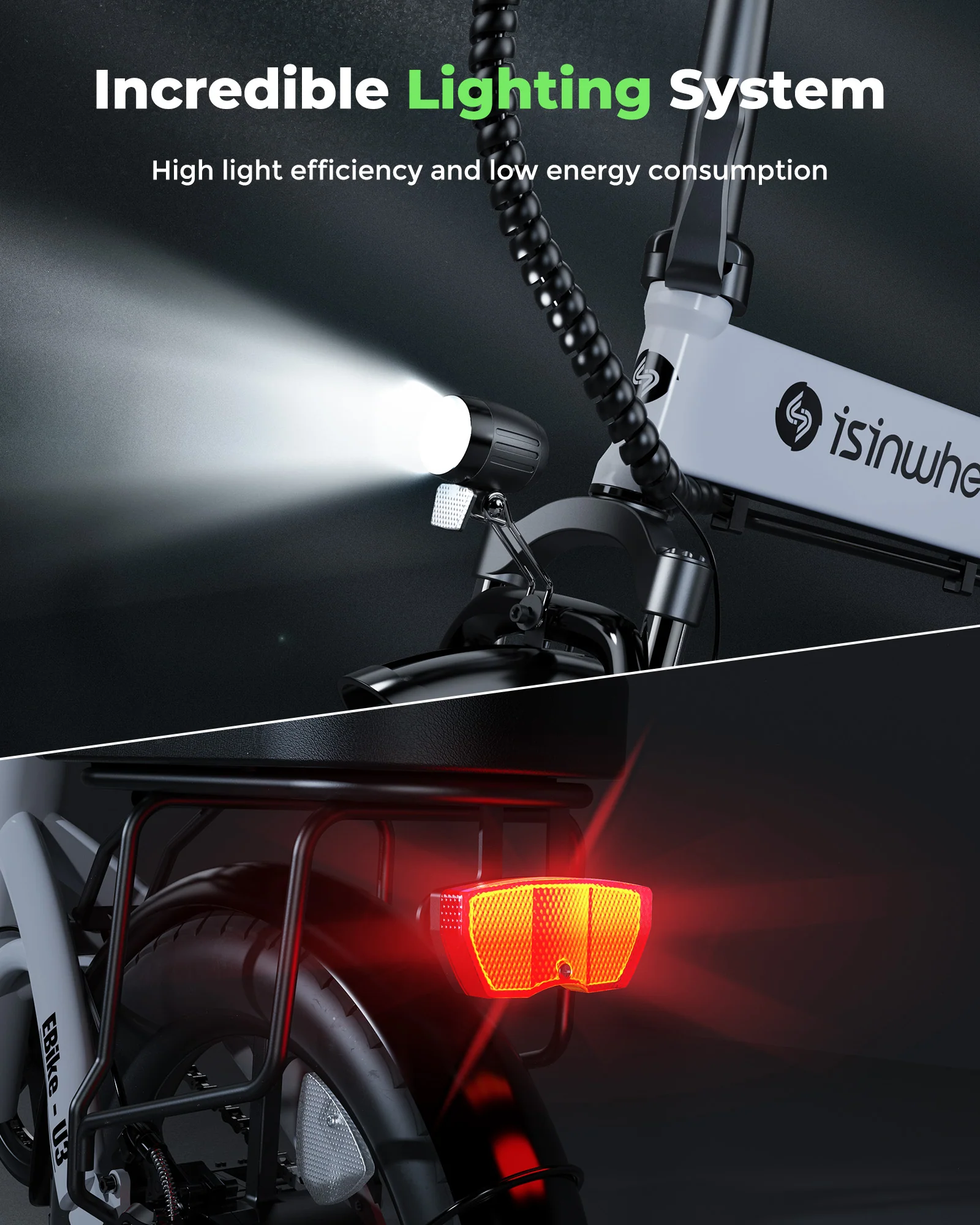 isinwheel U3 Folding Electric Bike - Image 11