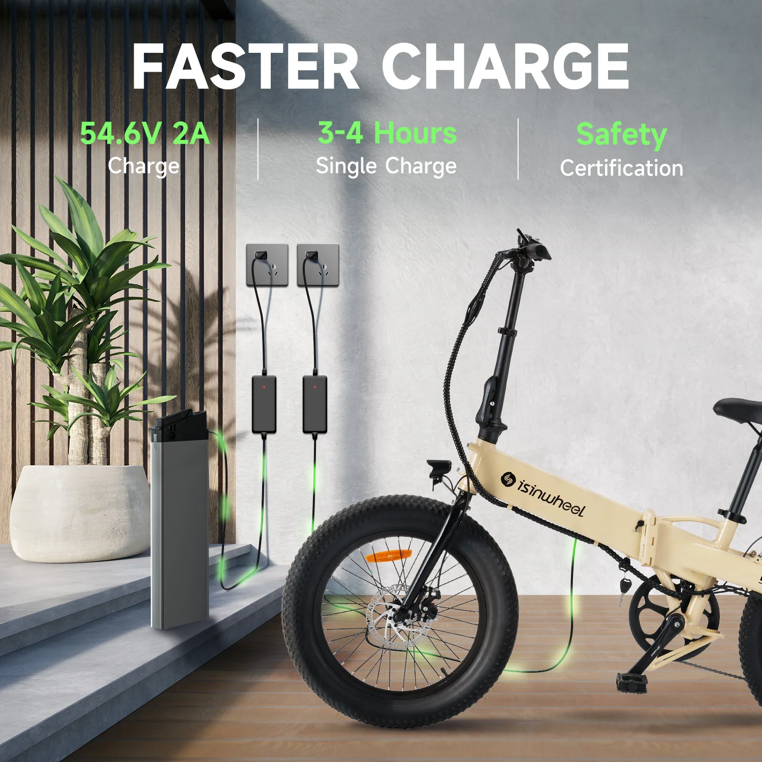 isinwheel U5 Pro Folding Electric Bike - Image 9