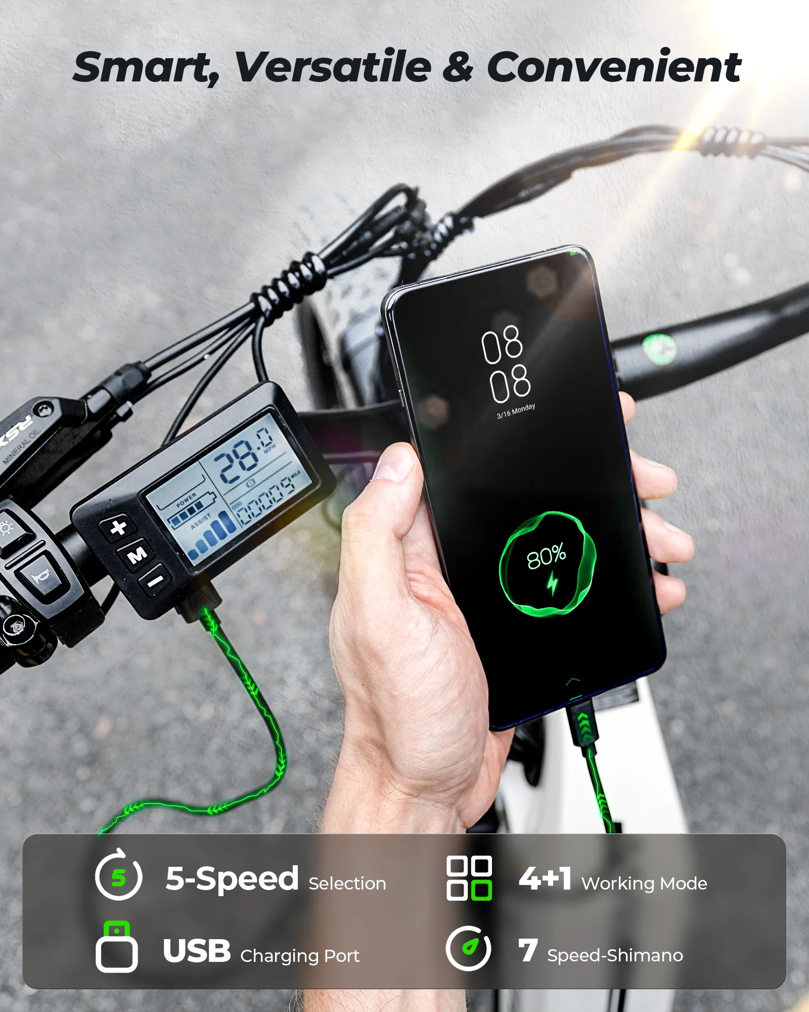 isinwheel U8 Ultra Electric Bike for Adults - Image 8
