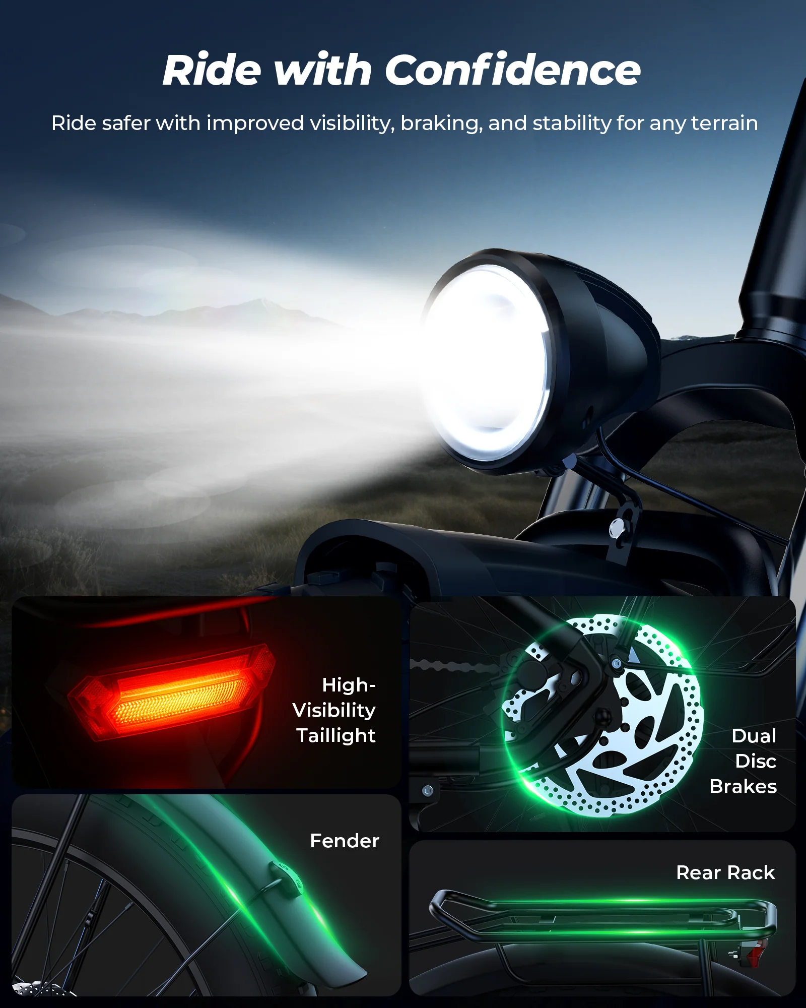 isinwheel U8 Ultra Electric Bike for Adults - Image 9